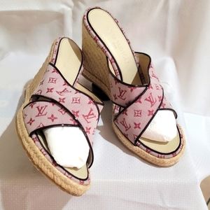 Luis Vuitton Ibiza Wedge Mule